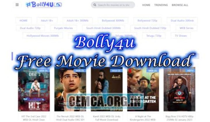 Bollywood, Hollywood & More: Your Guide to Movies - [Bolly4u] & Beyond