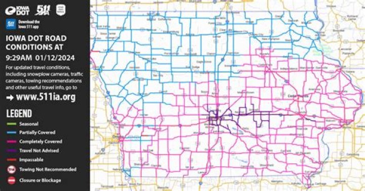 Comprehensive Guide to the Map of Iowa Road Conditions
