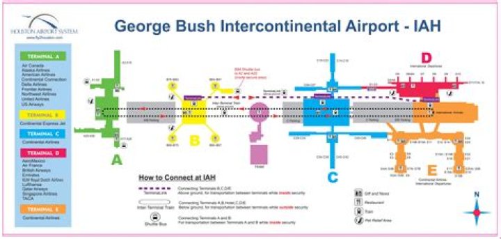 Houston Texas International Airport Map: Your Ultimate Guide to Navigating the Sky