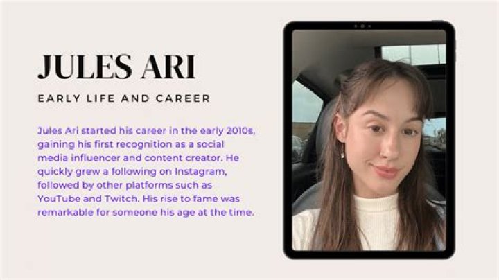 Jules Ari: Age, Career, & Rise to Fame - Everything You Need to Know!