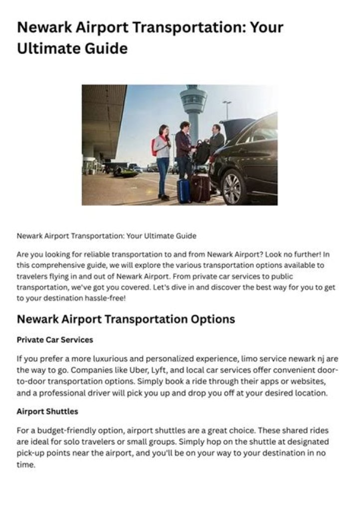 Newark Airport Airlines: Your Ultimate Guide to Flights and Services