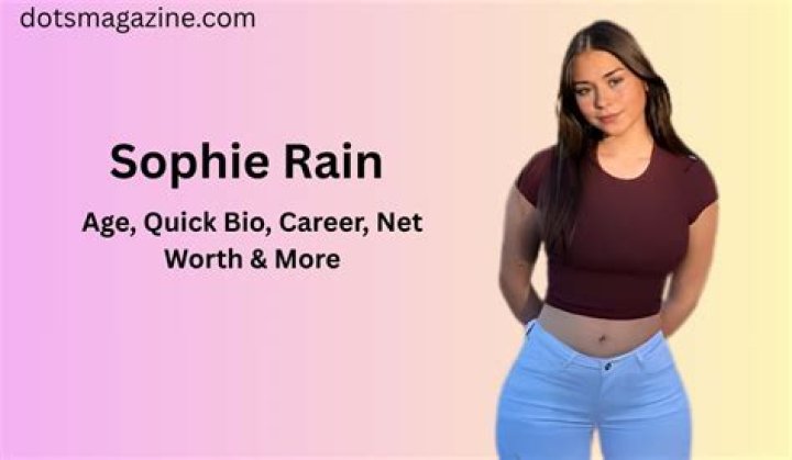Sophie Rain: Age, Career, Net Worth & More - Unveiled!