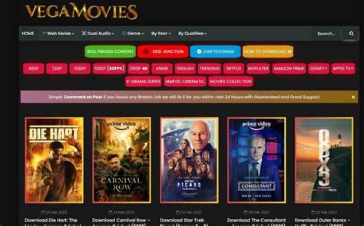 Vegamovies: Your Guide to Bollywood & Dubbed Movies - Download & Info